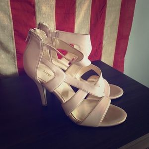 Strappy Nine West Heels